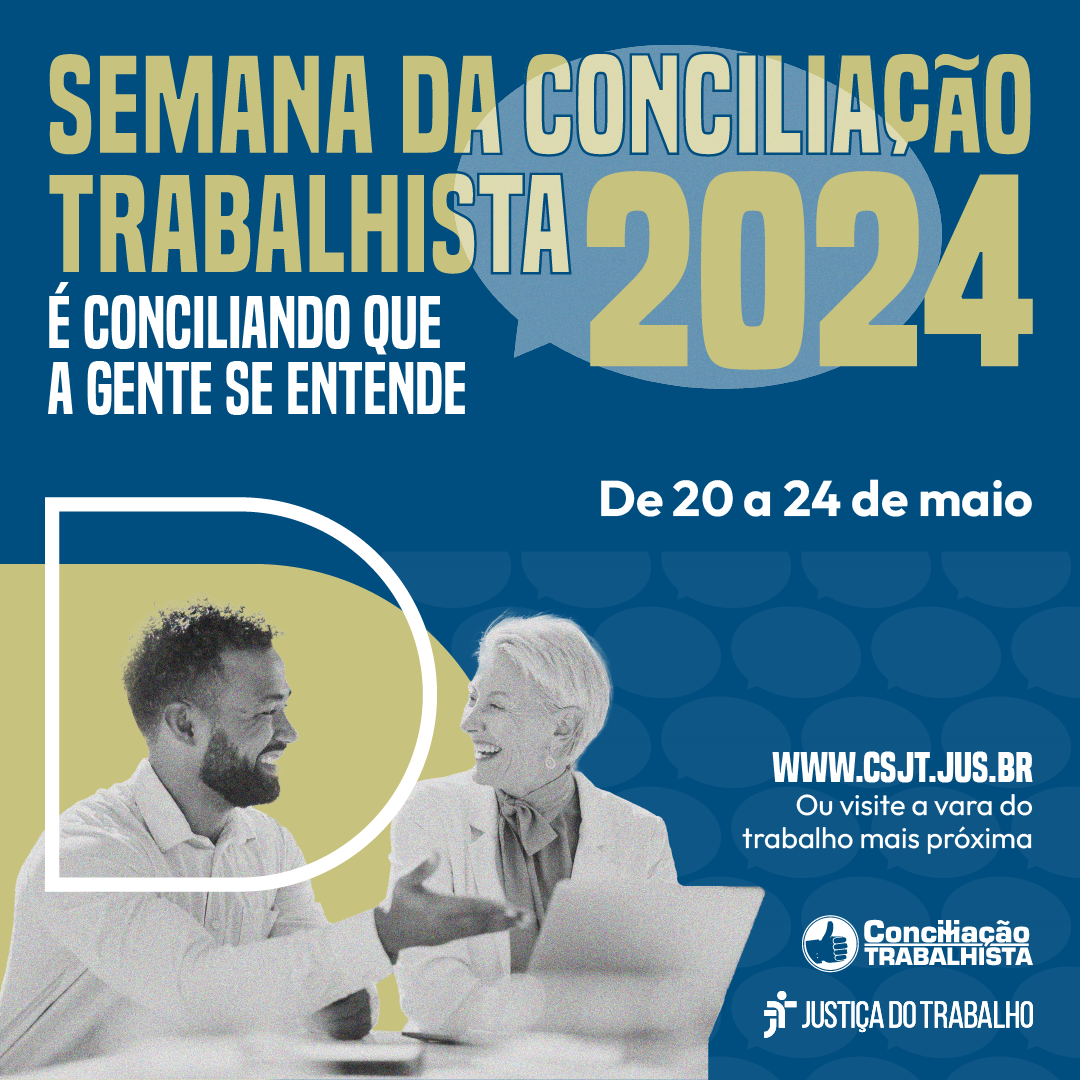 Banner da Semana da Conciliação 2024